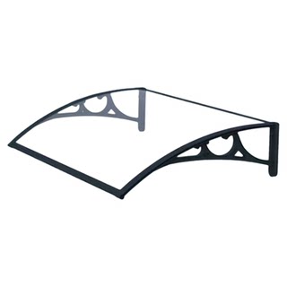 Aluminum alloy large sink rain shed eaves home outdoor rain shed window door head balcony courtyard sunshade and rain shield