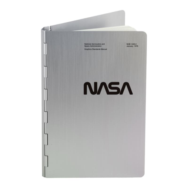 Nasa work meeting metal loose leaf A6 notebook
