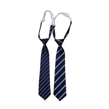 College style striped cute hand-tied tie-free japanese style