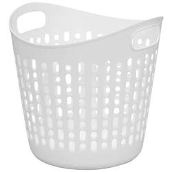 Iris Dirty Clothes Basket Laundry Hamper Dirty Clothes Storage Bin Bathroom Large Plastic Clothes Bucket Basket for Home Use
