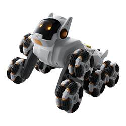 Electric Intelligent Machine Dog 2024 New Eight -wheeled Children's Toys Boys Six One Gift Remote Control Robotics
