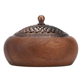 Bangsheng walnut ໄມ້ແຂງ burner agarwood ຊາພິທີ zen
