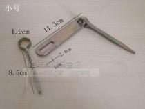 Through-panel door latch old-fashioned wooden door door buckle anti-theft door lock buckle chain buckle old-fashioned nose door bolt door lock iron