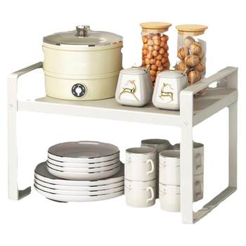 Kitchen retractable storage rack