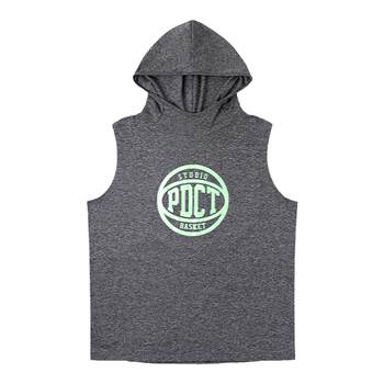 PDCT summer NBA player professional Training Anthony hooded vest men's sleeveless sleeveless dry sweat-wicking milk silk