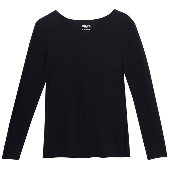 新一系冬季新款女士保暖内衣A5双面磨毛锁温秋衣上衣加厚打底衫冬