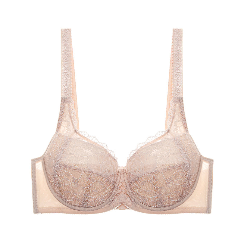 日本外贸原单大码薄杯全罩杯上托侧收有钢圈纯色文胸内衣0BCDEF杯