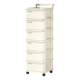 Trolley snacks storage rack baby supplies storage cabinet