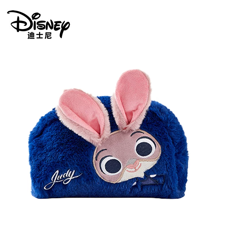 Disney, подлинный мультяшный карандашный набор, кукла, кролик, плюшевый органайзер сумка, полицейский, лиса, енот, подарок на день рождения