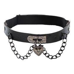 Punk style dark chain leg ring belt sexy thigh ring chain strap elastic adjustable garter belt accessories