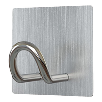 Pot lid rack wall-mounted punch-free stainless steel hook kitchen storage rack cutting board rack with nail-free glue fixer