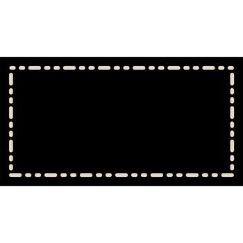 Nellison french black leather dining table mat Nellison french black leather dining table mat