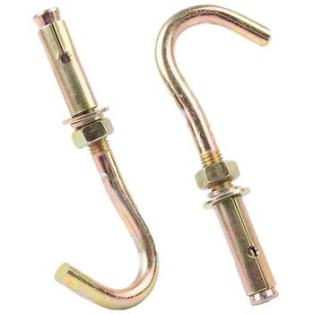 hook expansion universal zinc plated ສີ, hook ເພດານ, hook ພັດລົມເພດານ, hook ແສງສະຫວ່າງ, hook screw ການຂະຫຍາຍຕົວ M6M8M10M12