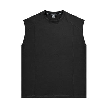 Men's sleeveless t-shirt wide shoulder waistcoat