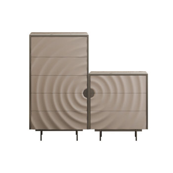 Light luxury style solid wood chest of drawers drawers
