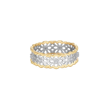 Morigo's breathing sterling silver lace ring