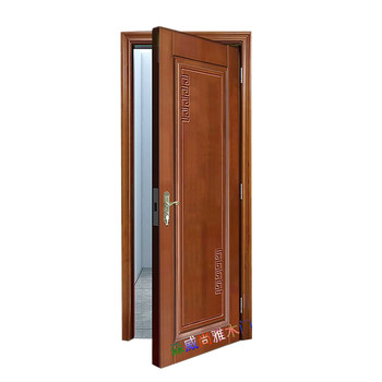 Pure solid wood paint bedroom oak door paint real wood