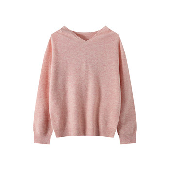 ຈາກ 3D Seamless Hooded 100 Merino Wool Marshmallow Pullover Sweater Soft Waxy Thin Long Sleeve Top Spring