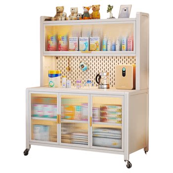 Baby feeding table, baby food supplement table, multi-layer storage wardrobe, toy mother and baby products storage rack, combination storage cabinet