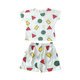Japanese home clothes children's pure cotton pajamas crayons Xiaoxin