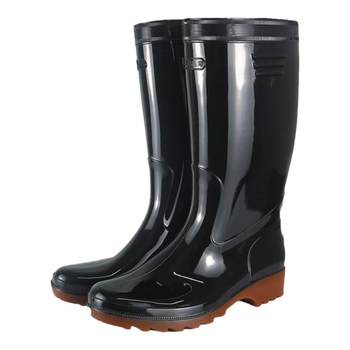 Golden Oak Lighthouse brand rain boots men's non-slip waterproof rain boots full tendon bottom water shoes women's overshoes rubber shoes wear-resistant water boots