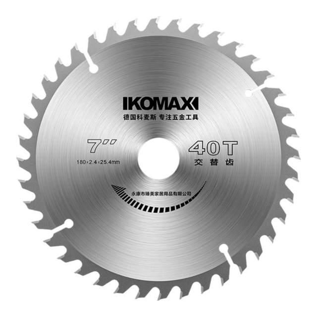 Komax woodworking saw blade angle grinder electromechanical circular saw cutting blade 4/5/7 inch wood plastic special alloy saw blade
