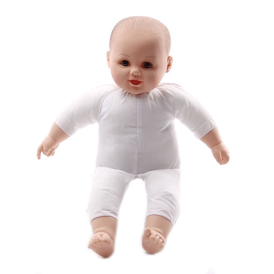 Cotton body soft glue simulation baby, doll toy housekeeping, training during pregnancy, early teaching aid children's treasure gift