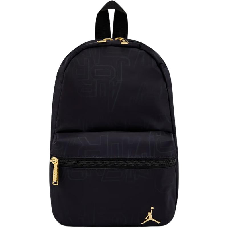 Jordan black backpack Nike small size backpack student school bag outdoor sports bag casual bag FV6166