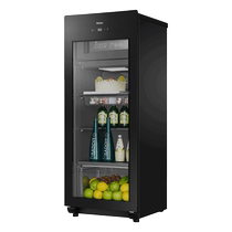 Haier ice bar 167 liter wine cabinet office refrigerator freezer silent energy-saving red wine tea cabinet refrigerated fresh cabinet
