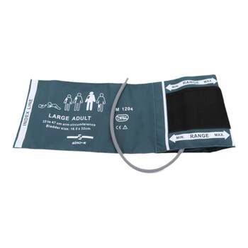 Universal blood pressure cuff for ecg monitor