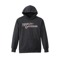 Harley-Davidson Hometown Pullover Hoodie Womens Motorcycle Riding Jacket Casual Retro Top