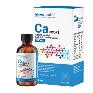 Микки импортировал кальциевую жидкость из морских водорослей для младенцев и детей раннего возраста.