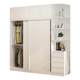 Solid wood ecological board thickened back panel sliding door wardrobe
