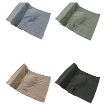 Mens underwear boxer briefs mid-waist seamless trousers nude-feeling U convex sacs breathable and comfortable large size boxer briefs thin style