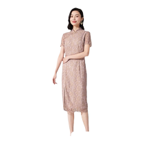 Giovanni cheongsam young style high-end temperament 2024 new improved slim fit dress ET2E256107