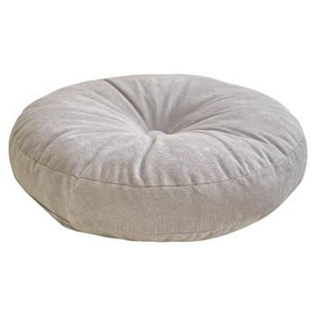 Chenille thickened round futon cushion is machine washable