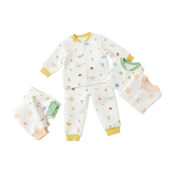 Nido bear autumn and winter baby cotton underwear set