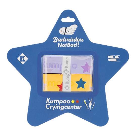 CryingCenter kumpoo badminton joint series Star two-color hand glue sweat-absorbing belt