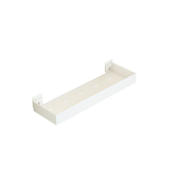 White kitchen shelf without punching installation