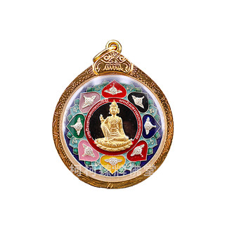 泰国特色龙婆龙耐2549纯银莲花泽度金庞巴干纯银材质牌带保真卡