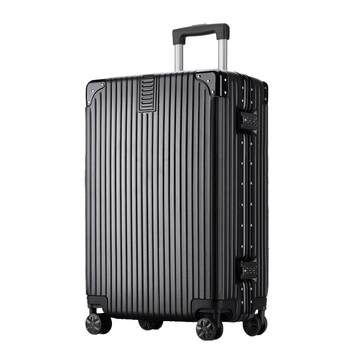 Small aluminum frame universal wheel student 28-inch trolley box