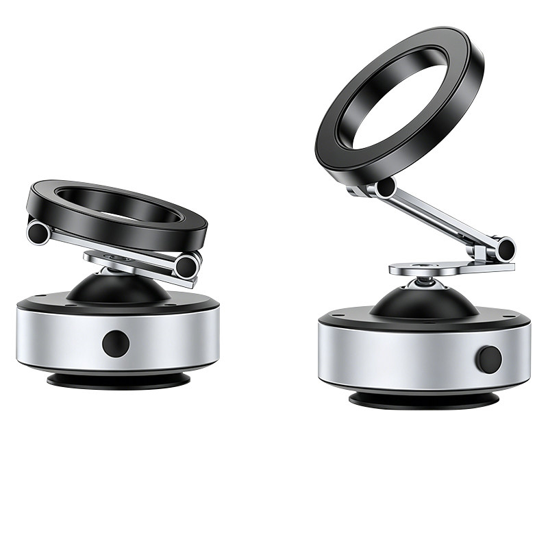 Electric vacuum adsorption magnetic vehicle-mounted mobile phone holder