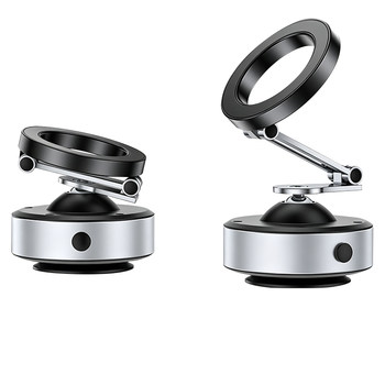 Electric vacuum adsorption magnetic vehicle-mounted mobile phone holder
