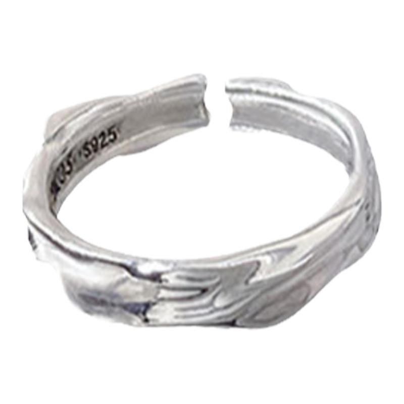 Simple plain ring, cold style, light luxury niche design