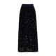 ສິ້ນຂະໜາດບວກ sequined skirt hip-hugging skirt slit one-step