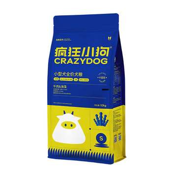 Crazy Puppy Beef Seaweed Small Dog Food ອາຫານຫມາສໍາລັບ Puppies ແລະຫມາຜູ້ໃຫຍ່ 18 catties