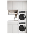 Balcony laundry cabinet washing and drying set integrated door-to-door installation