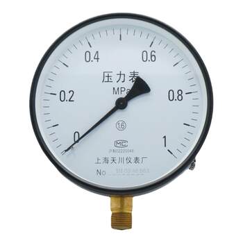 Spring tube ordinary pressure gauge water pressure gauge shanghai tianchuan