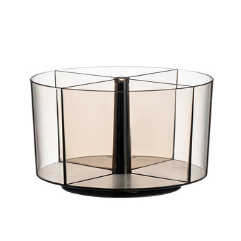 Makeup brush storage cylinder rotating desktop eye shadow storage rack