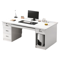 Signature Computer Desk Home Lockable Desktop Office Desk and Chair Combination Simple With Drawer Staff Single Office
